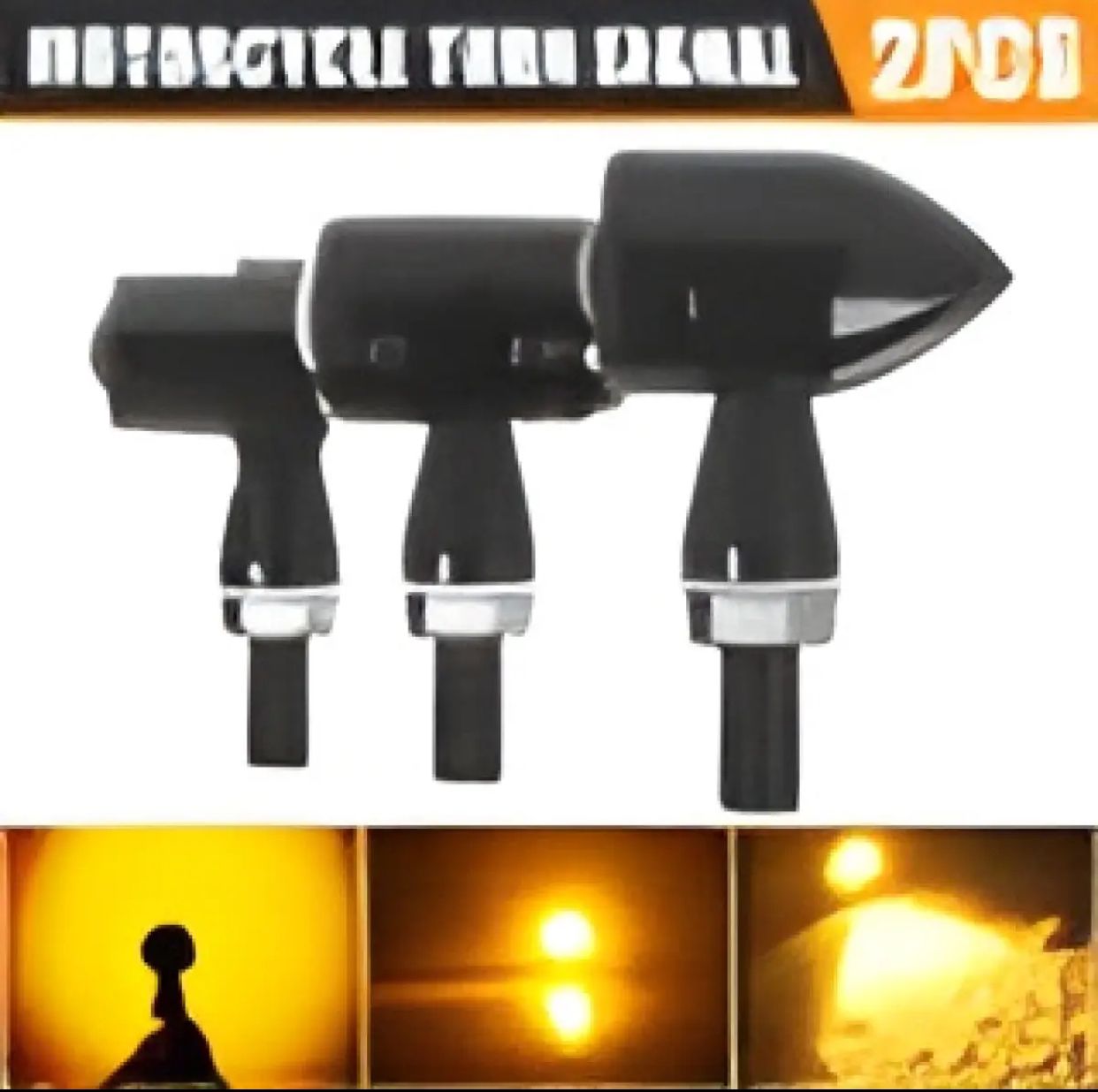 2pc Mettal Round Indicators