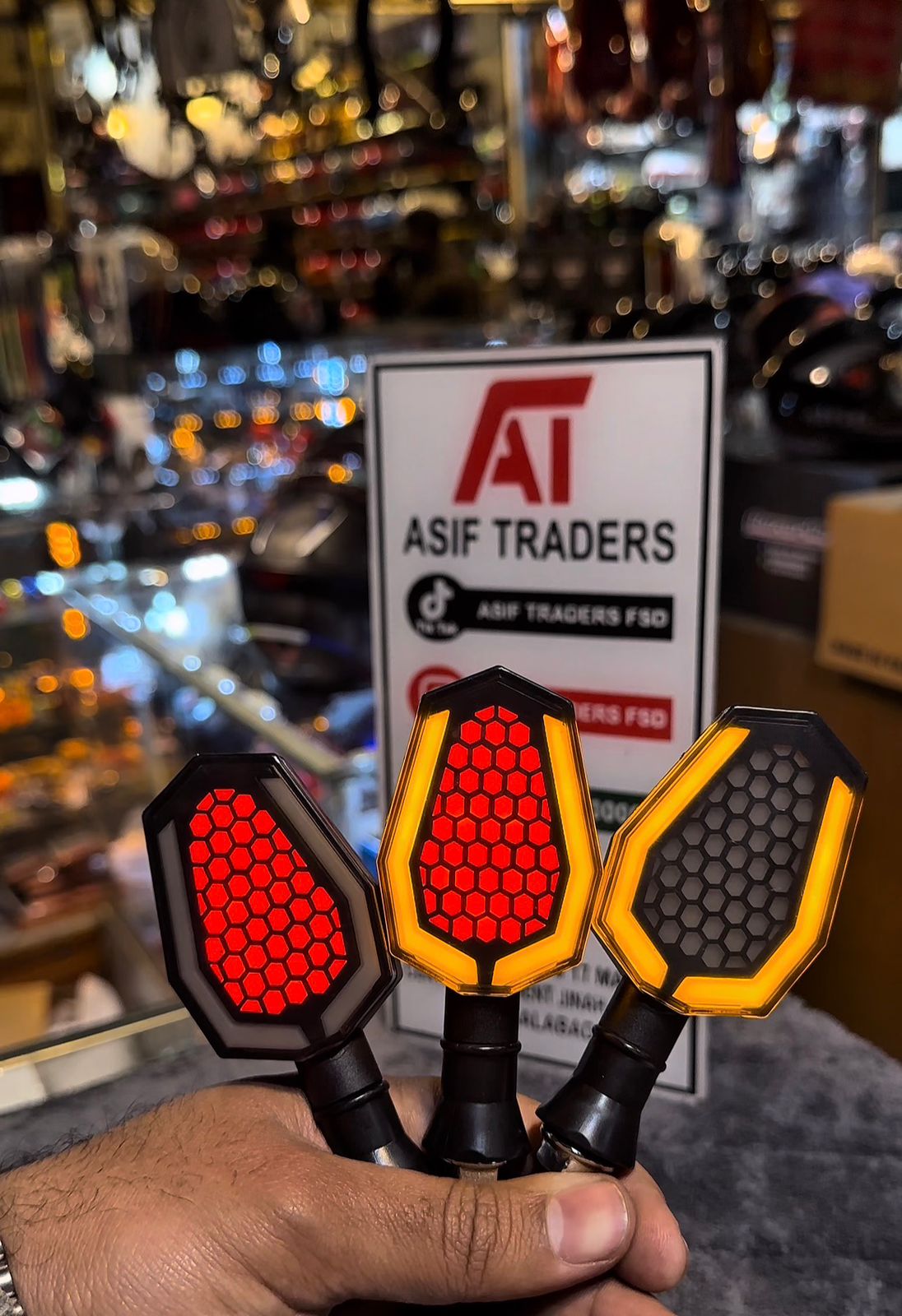 2PC R-359 Bike Indicators – LED Motorcycle Turn Signal Lights (Waterproof & Bright)